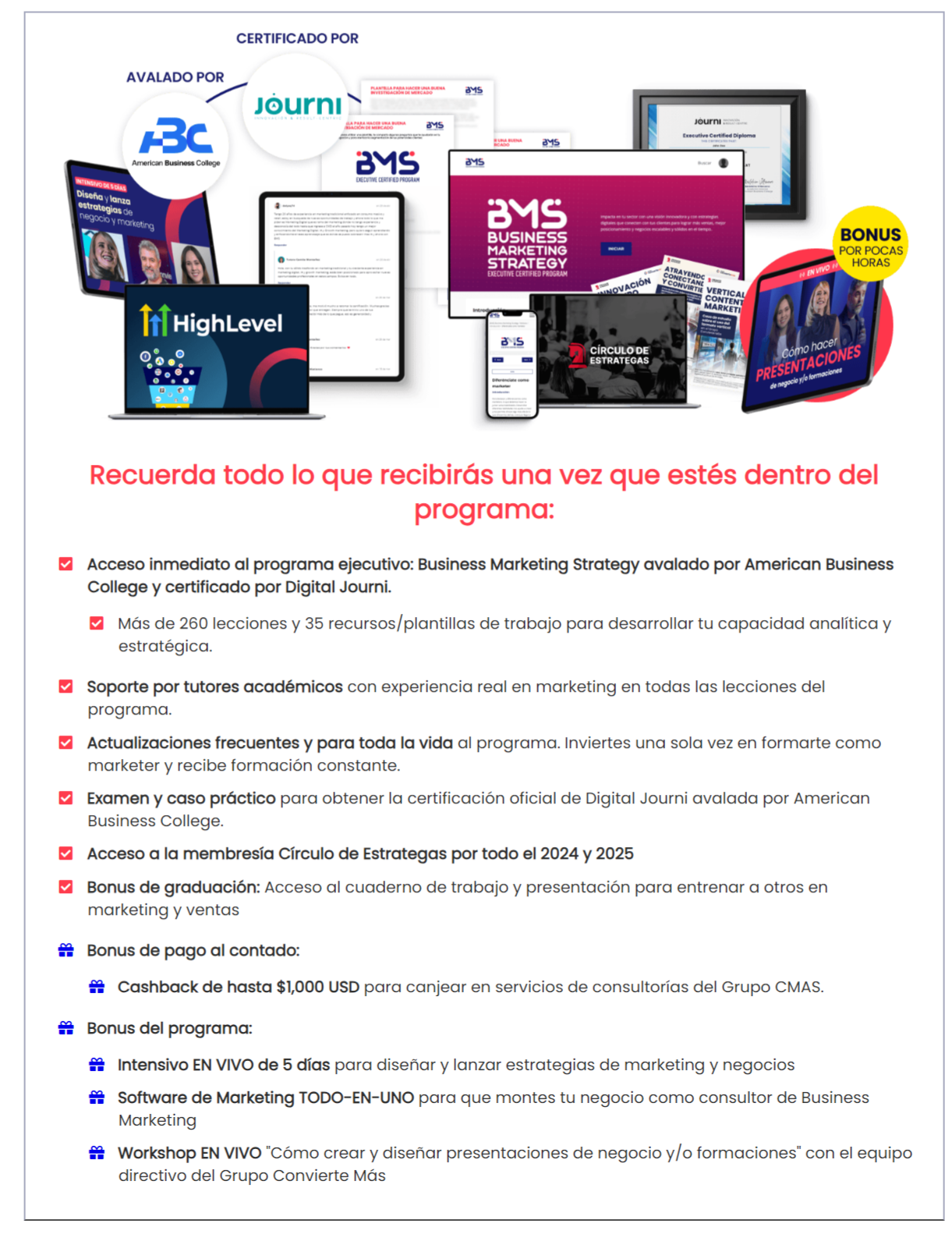 estrategia de marketing y negocios