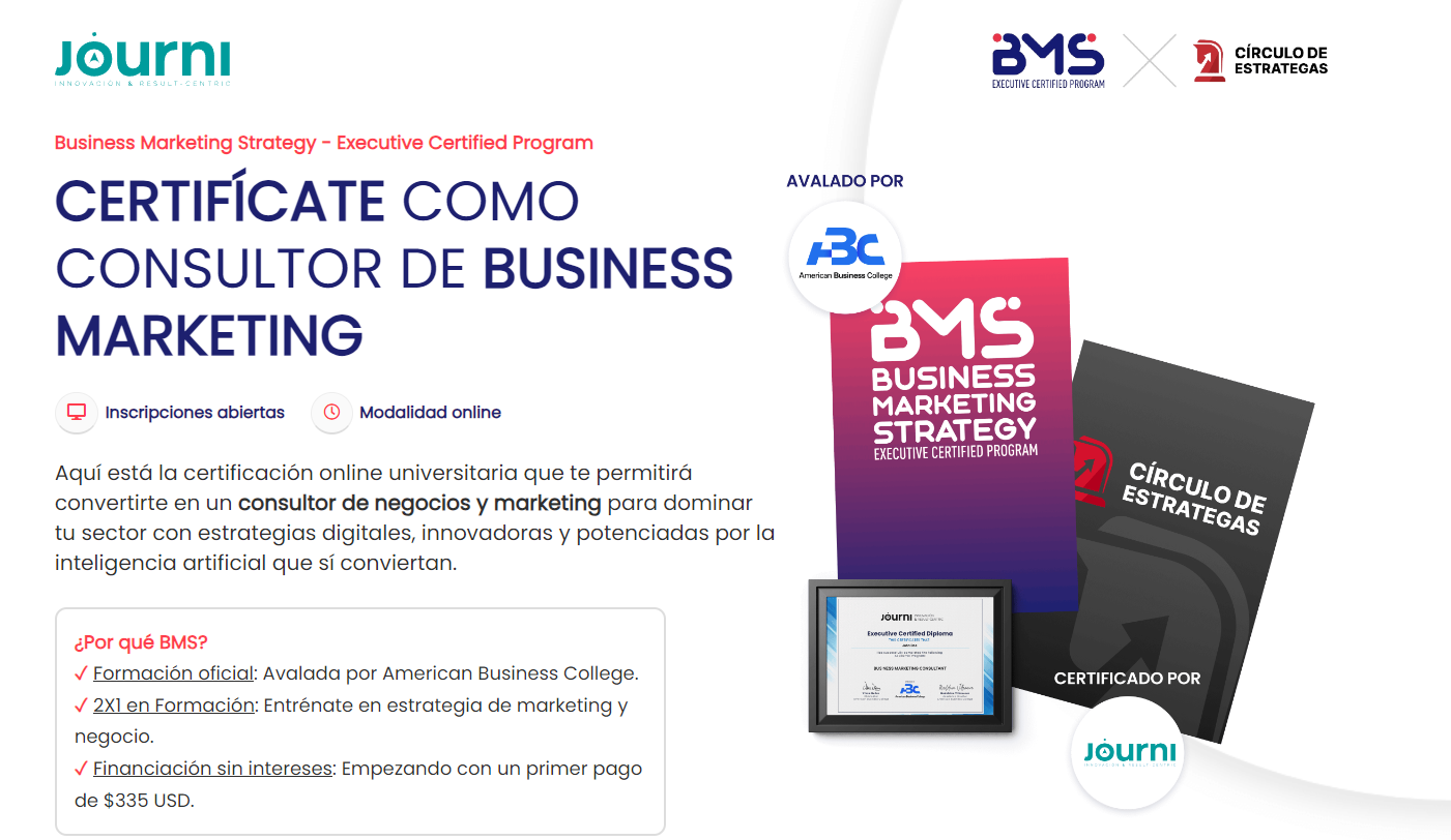 certificación en marketing 